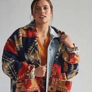 Anthropologie Pilcro Sherpa Jacket